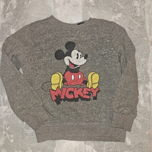 Disney Other - Mickey Mouse sweatshirt grey size 5